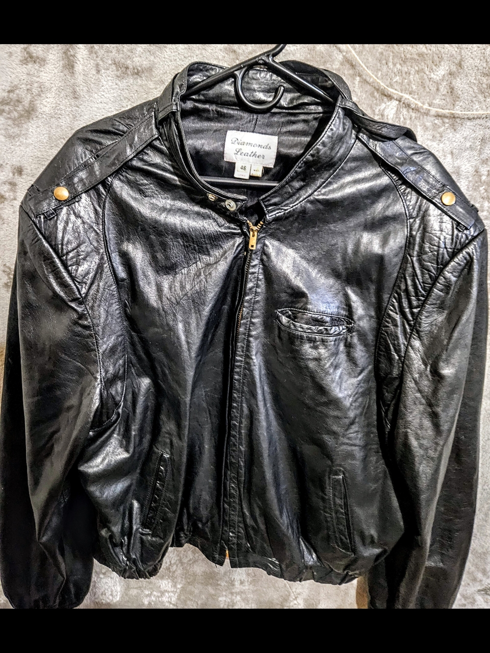 Men’s Black Leather Jacket